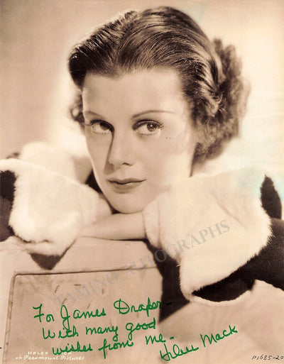 Mack, Helen - Signed Photo