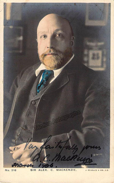Mackenzie, Alexander - Signed Photograph 1906