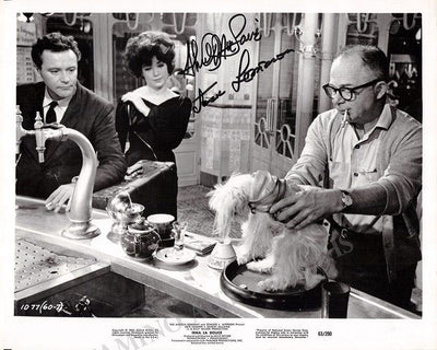 MacLaine, Shirley - Lemmon, Jack - Double Signed Photograph in "Irma La Douce"