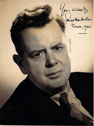 MacMillan, Ernest - Signed Photo 1946