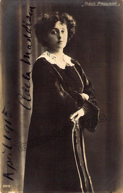 Maddison, Adele - Signed Photo Postcard