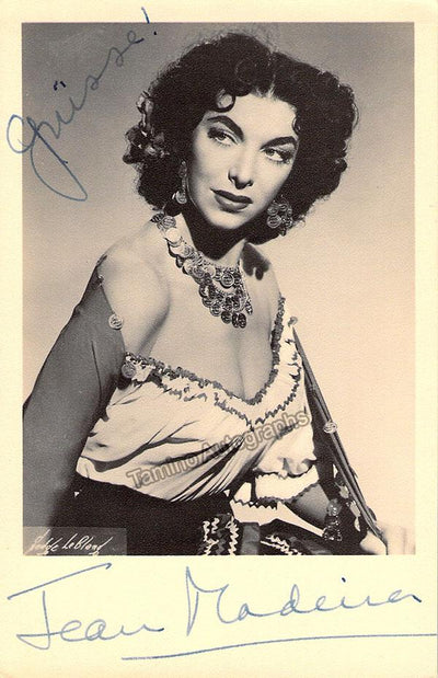 MADEIRA, Jean (Various Autographs)