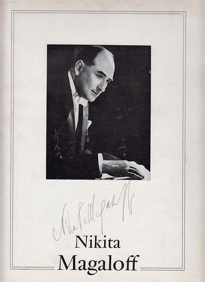 Magaloff, Nikita - Signed Program Paris 1964