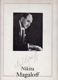 Magaloff, Nikita - Signed Program Paris 1964