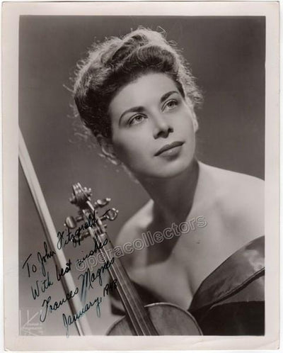 Magnes, Frances - Signed photo