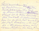 Mahler, Alma - Autograph Letter Signed 1933