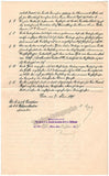 Mahler, Gustav - Signed Contract 1898