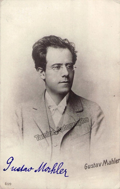 Mahler, Gustav - Signed Photo