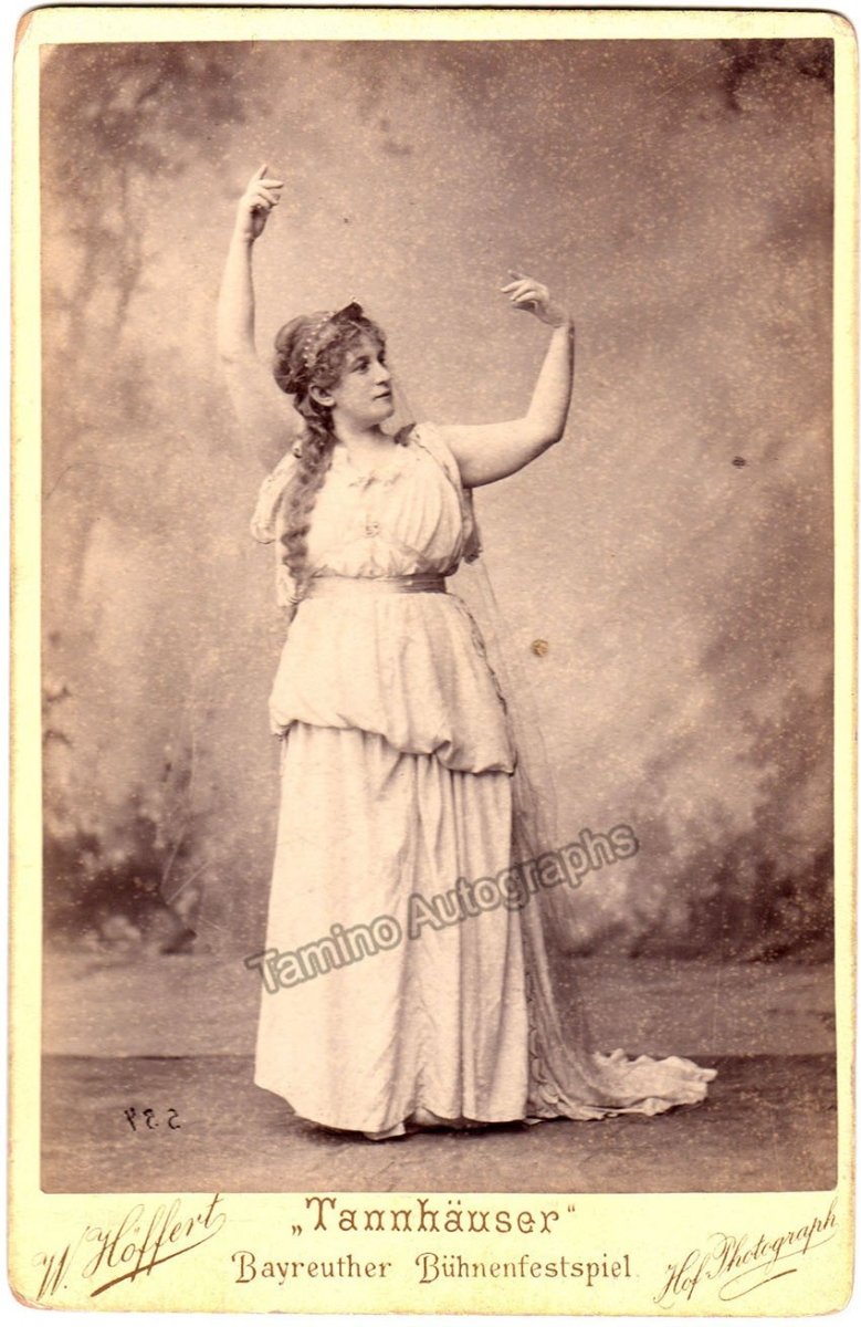 Mailhac, Pauline as Venus in Tannhauser - Cabinet Photo 1894