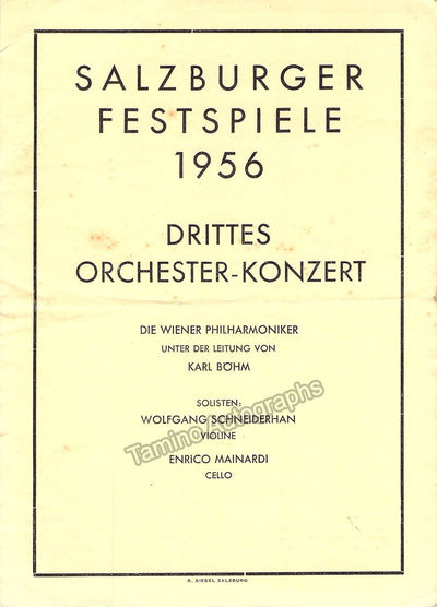 Mainardi, Enrico - Salzburg Festival Concert 1956 - Karl Bohm