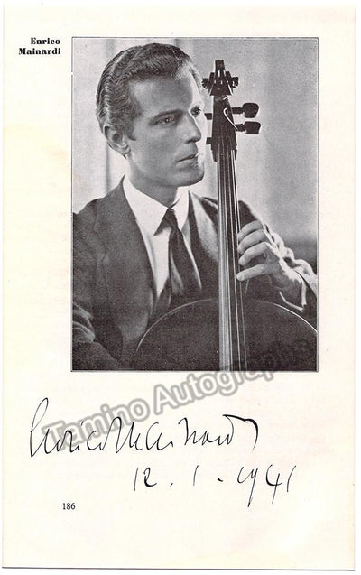 Mainardi, Enrico - Signed Photograph