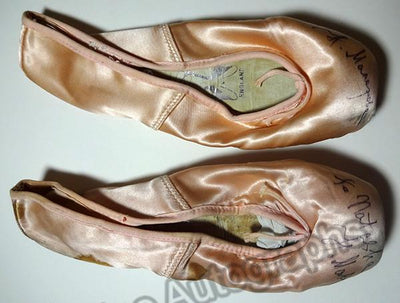 Makarova, Natalia - Signed Pair of Pointe Shoes 1976