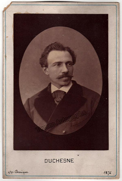 Male Opera Singers - Unsigned Cabinet Photo Lot of 19 - Paris 1874-1876