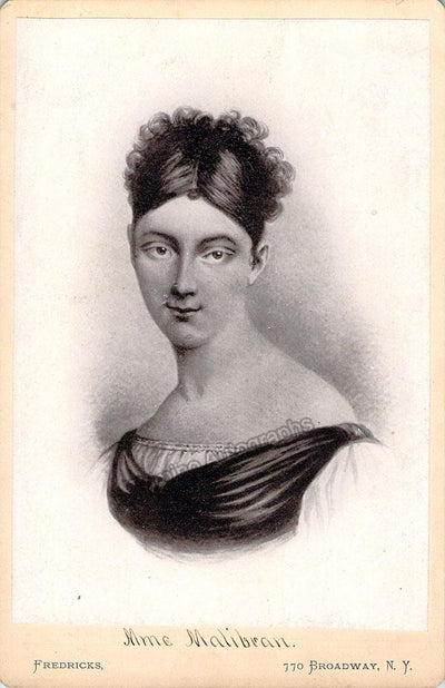 Malibran, Maria - Cabinet Photo