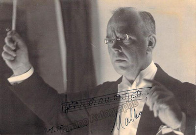 Malko, Nikolai - Signed Photo with Music Quote 1935