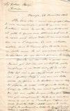 Malvezzi, Settimio - Autograph Letter Signed 1856