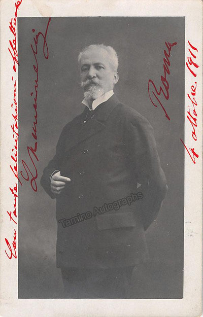 Mancinelli, Luigi - Signed Photo Postcard 1911