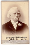 Manns, August - Signed Vintage Cabinet Photograph 1894