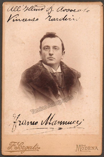 Mannucci, Franco - Signed Cabinet Photo