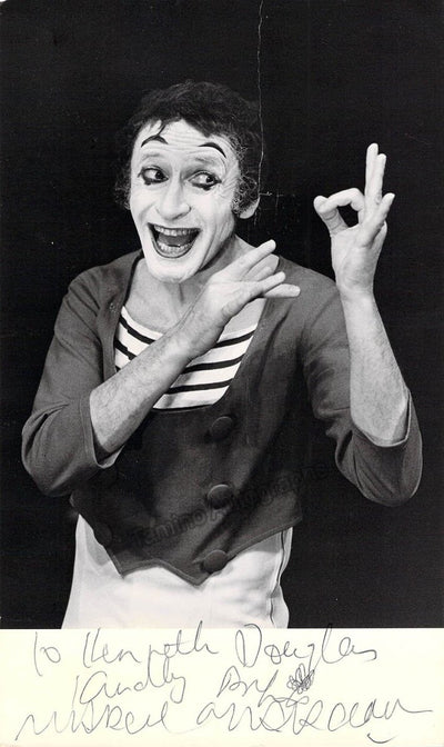 Marceau, Marcel - Signed Photo