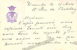 Marchesi, Mathilde - Autograph Note Signed