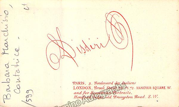 Marchisio, Barbara - Unsigned Vintage CDV in role - Tamino