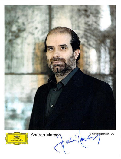 Marcon, Andrea - Signed Promo Photo