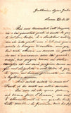Marconi, Francesco - Autograph Letter Signed 1881
