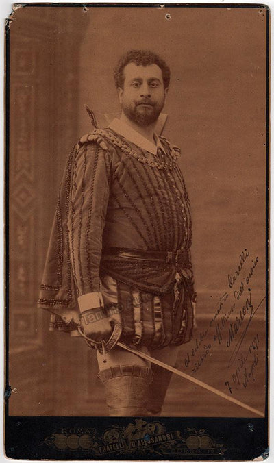 Marconi, Francesco - Large Signed Photo 1891