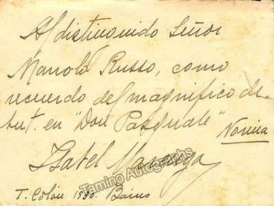 Marengo, Isabel - Signed Card 1930