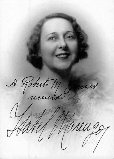MARENGO, Isabel (Various Autographs)