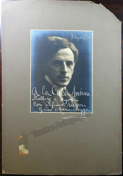 Marinuzzi, Gino - Large Signed Photo