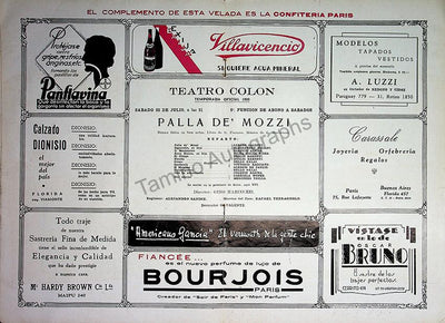 Marinuzzi, Gino - Program Conducting his opera "Palla de Mozzi" 1933