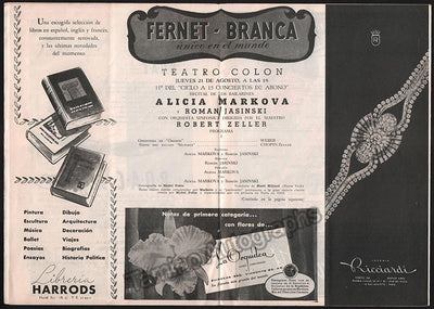 Markova, Alicia - Program T. Colon 1952