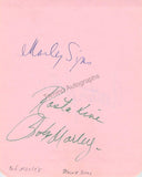 Marley, Bob - Sims, Danny - Double Signed Album Page