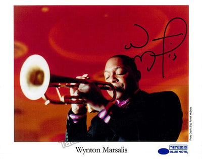 Marsalis, Wynton - Signed Photo in Performance