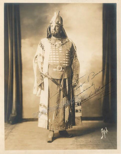 Marshall, Charles - Signed Photograph as Radames 1933