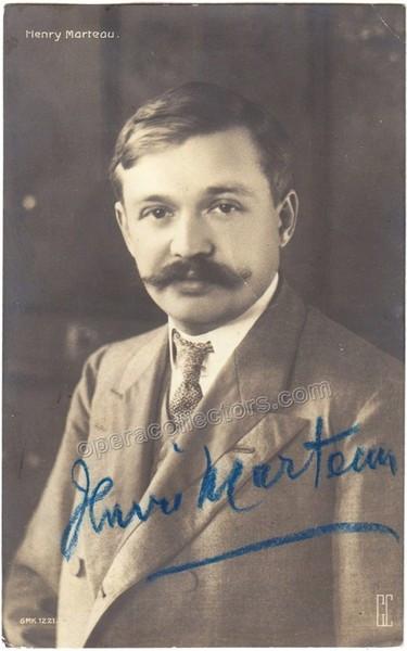 Marteau, Henri - Signed Photograph