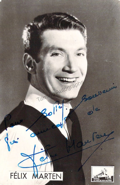 Marten, Felix - Signed Photograph