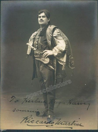 Martin, Riccardo - Signed photo as Enzo