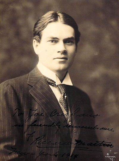 Martin, Riccardo - Signed photograph 1914