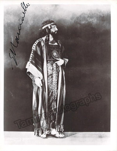 Martinelli, Giovanni - Signed photo in La Juive