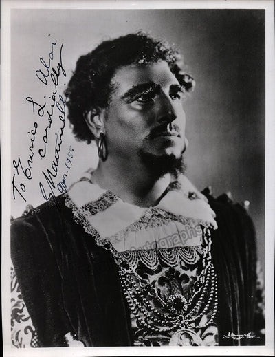 Martinelli, Giovanni - Signed Photo in Otello 1955