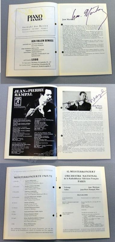 MARTINON, Jean - RAMPAL, Jean Pierre