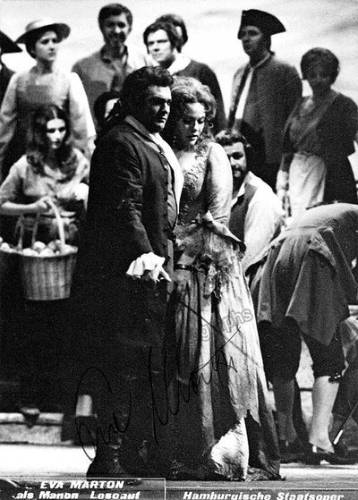 with Domingo in Manon Lescaut