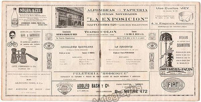 Mascagni, Pietro - Cavalleria Rusticana at Teatro Colon 1922