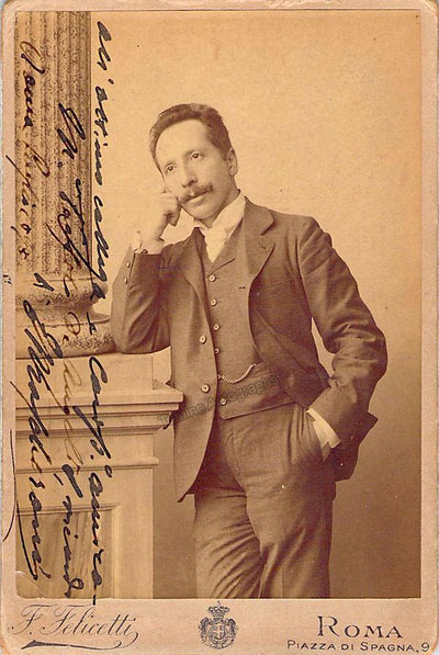Mascheroni, Edoardo - Signed Cabinet Photo