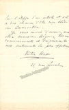 Masse, Victor - Autograph Letter Signed 1878