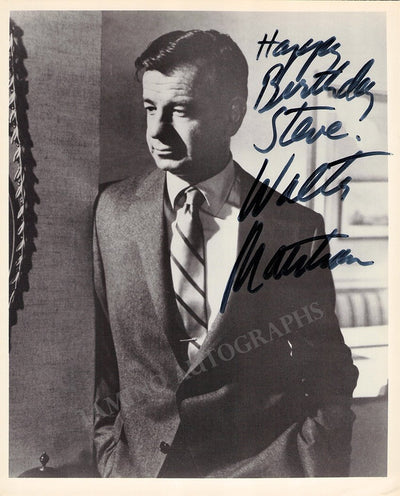 Matthau, Walter - Signed Photo