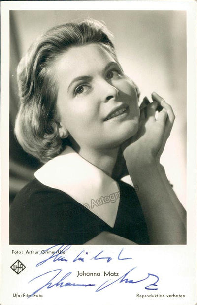 Matz, Johanna - Signed Photo
